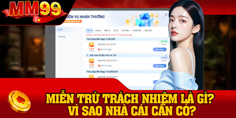 Miễn trừ trách nhiệm là gì? Vì sao nhà cái cần có?