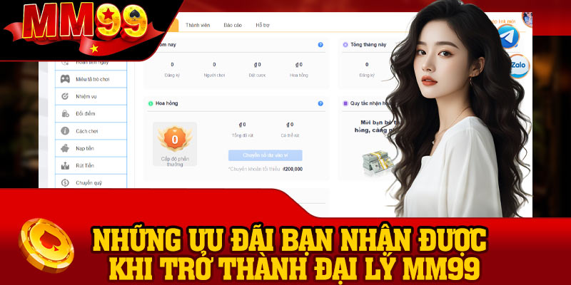 Những ưu đãi bạn nhận được khi trở thành đại lý MM99