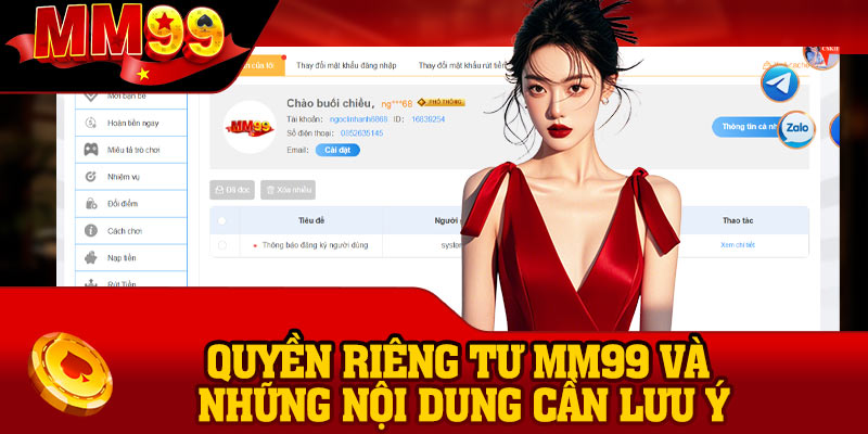 Quyền riêng tư MM99 và những nội dung cần lưu ý
